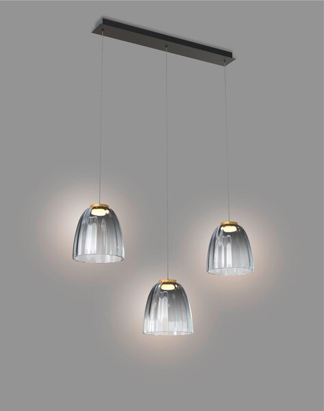 ZÁVESNÉ LED SVIETIDLO, 90/22/150 cm - Interiérové svietidlá