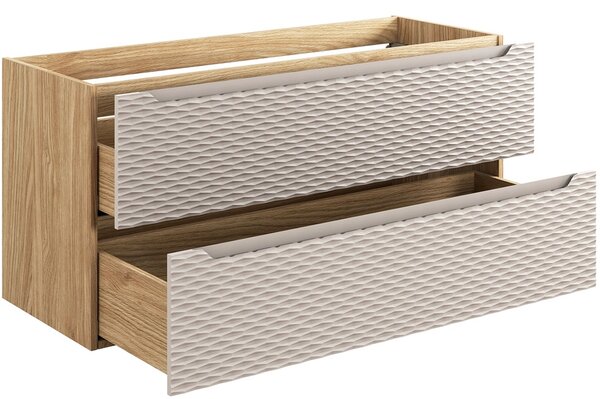 OCEAN Beige 82-120-2S-DU skrinka s umývadlom 120 cm