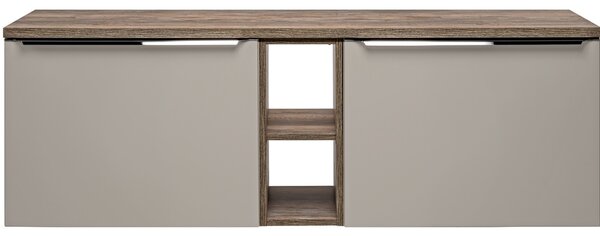 SANTA FE Taupe 82-140-B-2S-DV skrinka pod umývadlo 140 cm