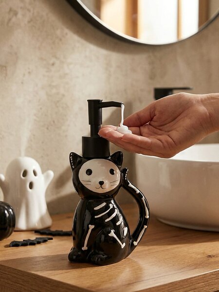 Sinsay - Dávkovač na mydlo s halloweenským motívom - čierna