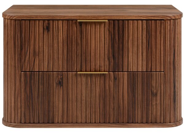 ELEGANCE orech O80 závesná skrinka pod umývadlo 80 cm s vrchnou doskou