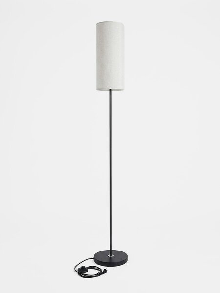Sinsay - Stojaca lampa s látkovým tienidlom - čierna