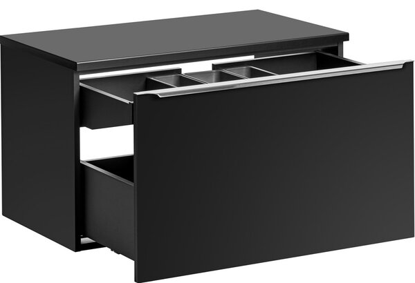 SANTA FE black 82-80-2S-DC skrinka pod umývadlo 80 cm