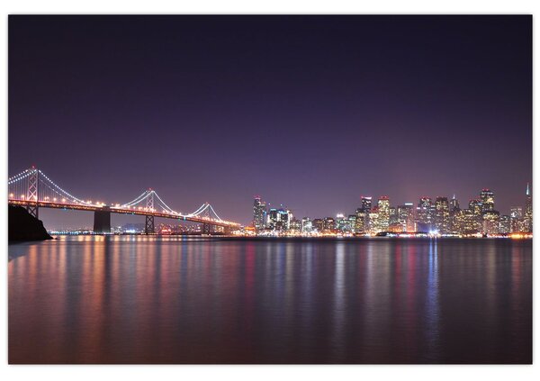 Obraz pohľadu na San Francisco, California (90x60 cm)