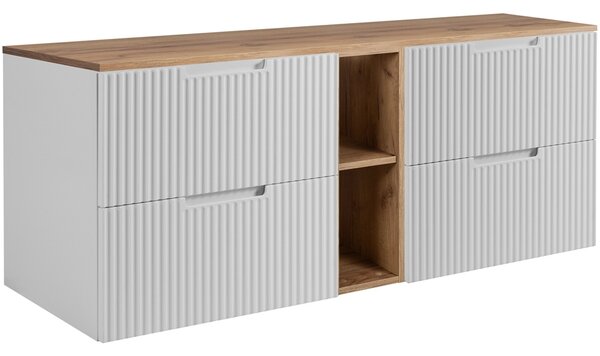 VENA biela W140DC závesná skrinka pod umývadlo 140 cm