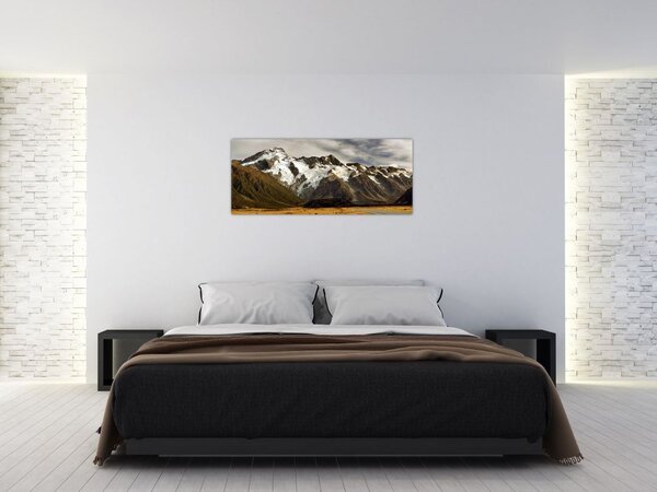 Obraz hory Sefton, Nový Zéland (120x50 cm)