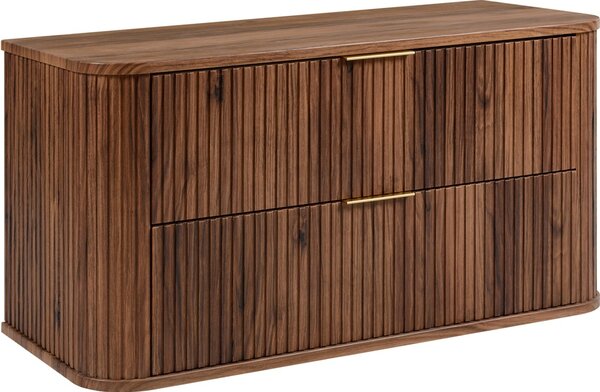 ELEGANCE orech O100 závesná skrinka pod umývadlo 100 cm s vrchnou doskou