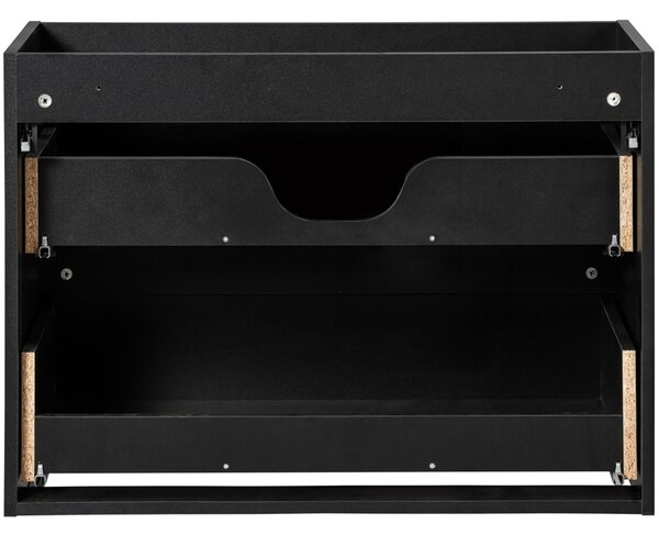 NOVA BLACK 82-80-2S-DD skrinka pod umývadlo 80 cm