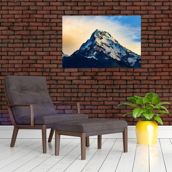 Obraz zasnežených hôr, Nepál (90x60 cm)
