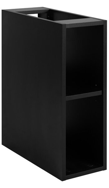 MODERN čierny B140DB závesná skrinka pod umývadlo 140 cm