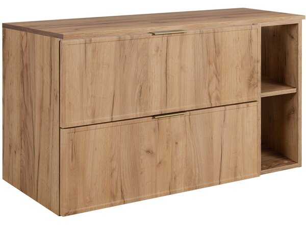 SLIM dub craft zlatý C100DC závesná skrinka pod umývadlo 100 cm