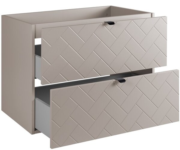 TREND kašmír K80DC závesná skrinka pod umývadlo 80 cm