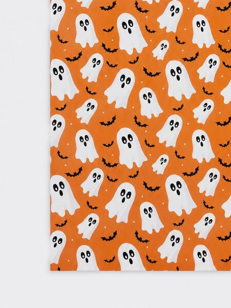 Sinsay - Súprava posteľnej bielizne s halloweenskym motívom - oranžová