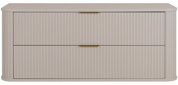 ELEGANCE kašmír K120 závesná skrinka pod umývadlo 120 cm s vrchnou doskou