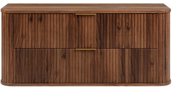 ELEGANCE orech O120 závesná skrinka pod umývadlo 120 cm s vrchnou doskou