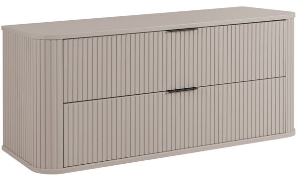 ELEGANCE kašmír K120 závesná skrinka pod umývadlo 120 cm s vrchnou doskou