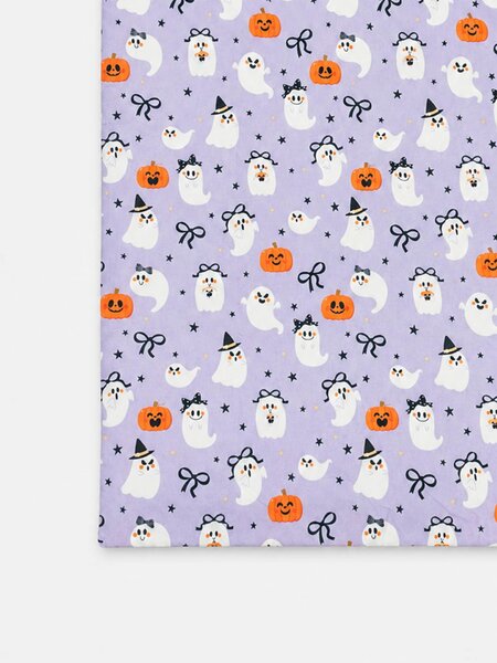Sinsay - Súprava posteľnej bielizne s halloweenskym motívom - fialová