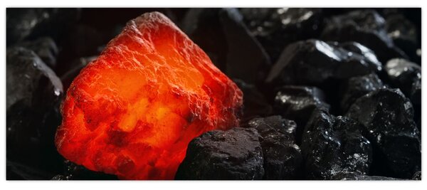 Obraz - Žeravý nerast (120x50 cm)