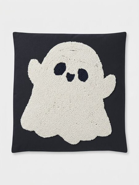 Sinsay - Halloweenská dekoratívna obliečka na vankúš s plastickým motívom ducha - viacfarebná