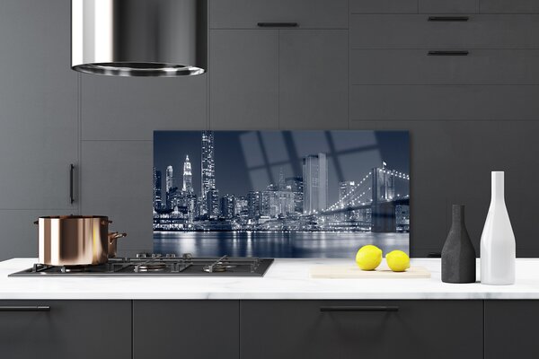 Nástenný panel  Mesto most architektúra 120x60 cm