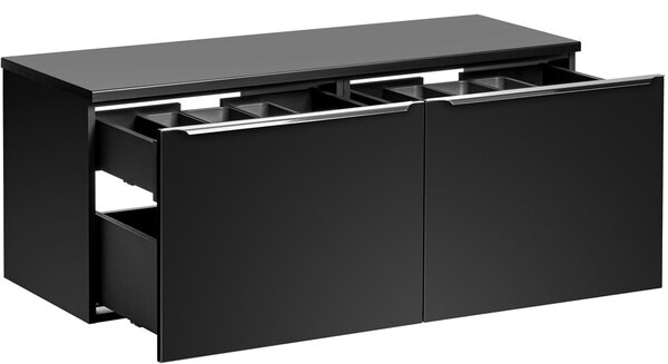 SANTA FE black 82-120-DC skrinka pod umývadlo 120 cm