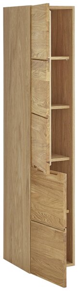 VYSOKÁ SKRINKA, farba duba, farba duba, 30/150/35 cm Linea Natura - Kúpeľňové skrinky, Online Only