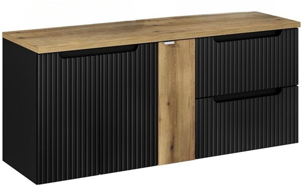 NOVA BLACK 82-140-B1-DE skrinka pod umývadlo 140 cm