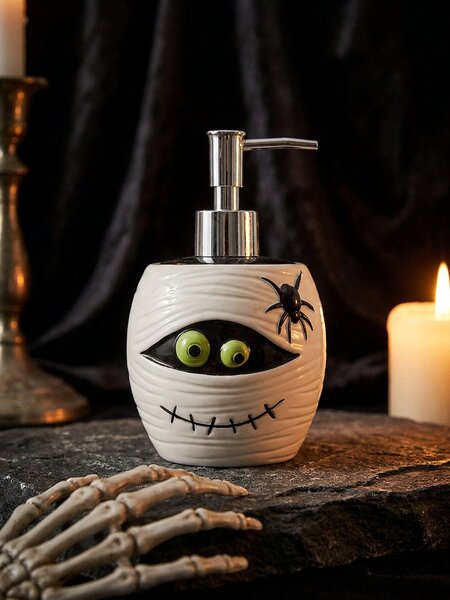 Sinsay - Dávkovač na mydlo s halloweenským motívom - biela
