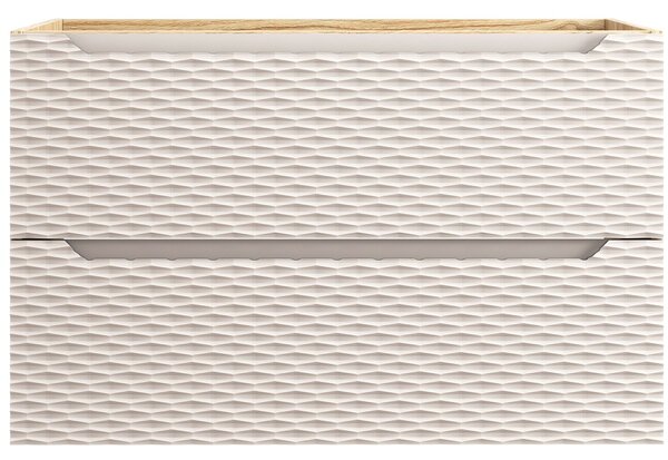 OCEAN Beige 82-90-2S-DU skrinka s umývadlom 90 cm
