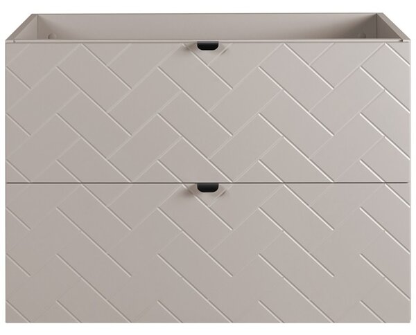 TREND kašmír K80DC závesná skrinka pod umývadlo 80 cm