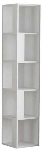 ROHOVÝ REGÁL, biela, 32/159/32 cm Livetastic - Online Only drobný nábytok, Online Only