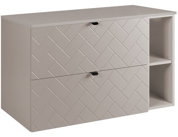 TREND kašmír K100DK závesná skrinka pod umývadlo 100 cm