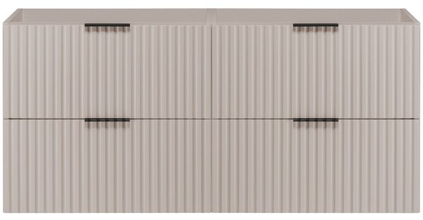FLOW kašmír K120DC závesná skrinka pod umývadlo 120 cm