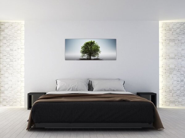 Obraz - Osamotený strom (120x50 cm)