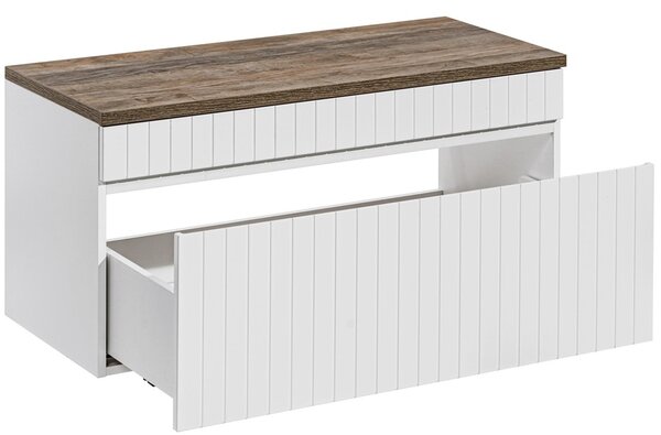 ICONIC white 82-100-D-1S-DV skrinka pod umývadlo 100 cm