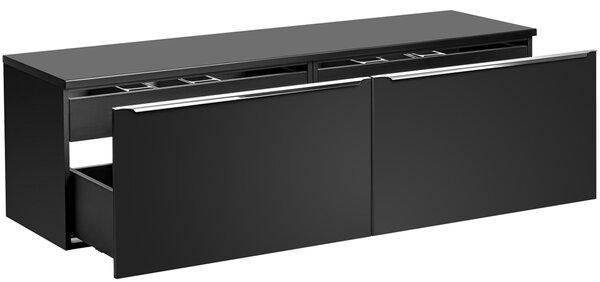 SANTA FE black 82-160-DC skrinka pod umývadlo 160 cm