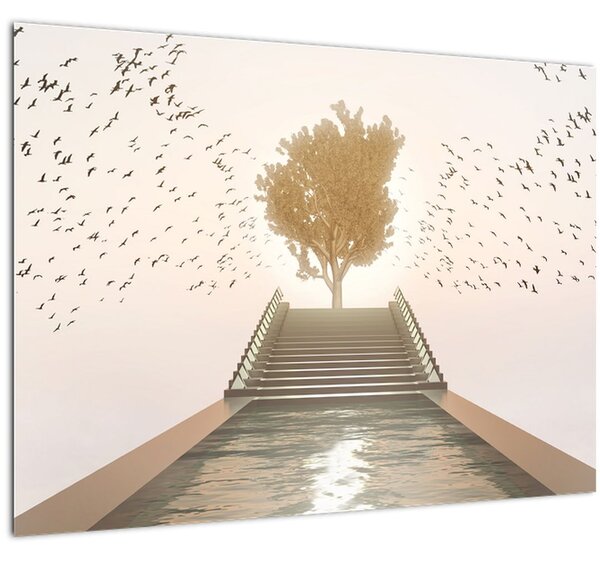 Obraz - Most do neznáma (70x50 cm)