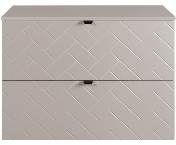 TREND kašmír K80DK závesná skrinka pod umývadlo 80 cm