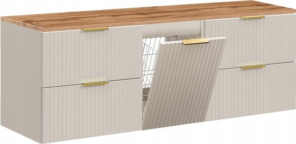 ADEL cashmere 82-160-60-40-60-DW skrinka pod umývadlo 160 cm