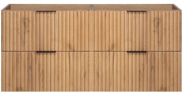 FLOW dub craft zlatý C120 závesná skrinka pod umývadlo 120 cm