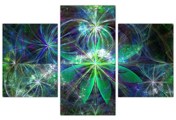 Obraz - Abstraktné geometrické tvary (90x60 cm)