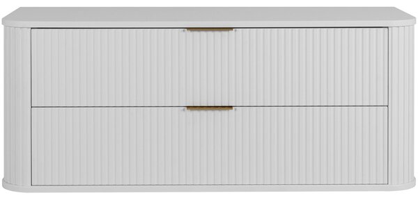 ELEGANCE biela W120 závesná skrinka pod umývadlo 120 cm s vrchnou doskou