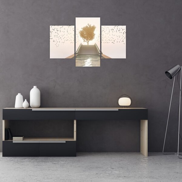 Obraz - Most do neznáma (90x60 cm)