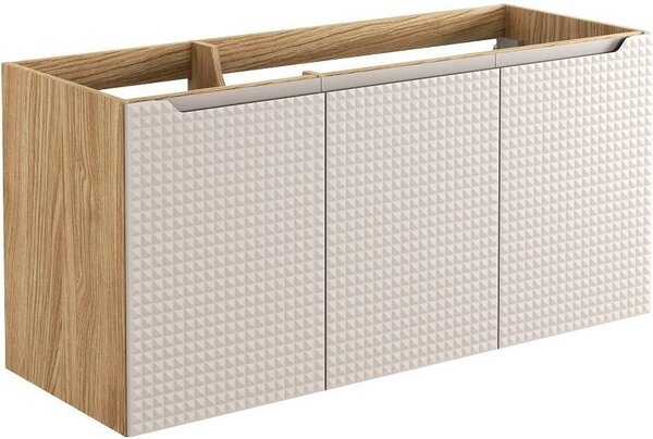 LUXOR Beige 82-120-3D závesná skrinka pod umývadlo 120 cm