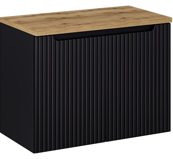 NOVA BLACK 82-80-2D-DD skrinka pod umývadlo 80 cm