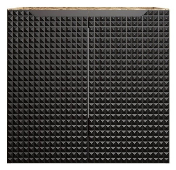 LUXOR Black 82-60-2D závesná skrinka pod umývadlo 60 cm