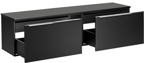 SANTA FE black 82-180-DC skrinka pod umývadlo 180 cm
