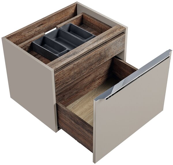 SANTA FE Taupe 82-60-B-2S skrinka pod umývadlo 60 cm