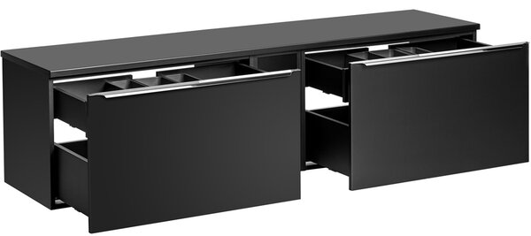 SANTA FE black 82-180-DC skrinka pod umývadlo 180 cm