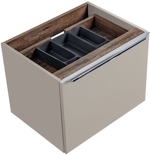 SANTA FE Taupe 82-60-B-2S skrinka pod umývadlo 60 cm